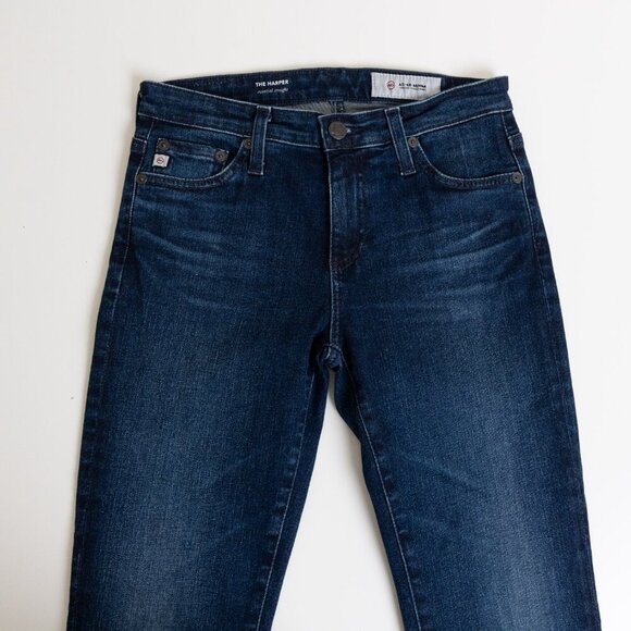 ✨ AG Adriano Goldschmied The Harper Essential Straight Leg Jeans 25 Dark Wash - Picture 4 of 16